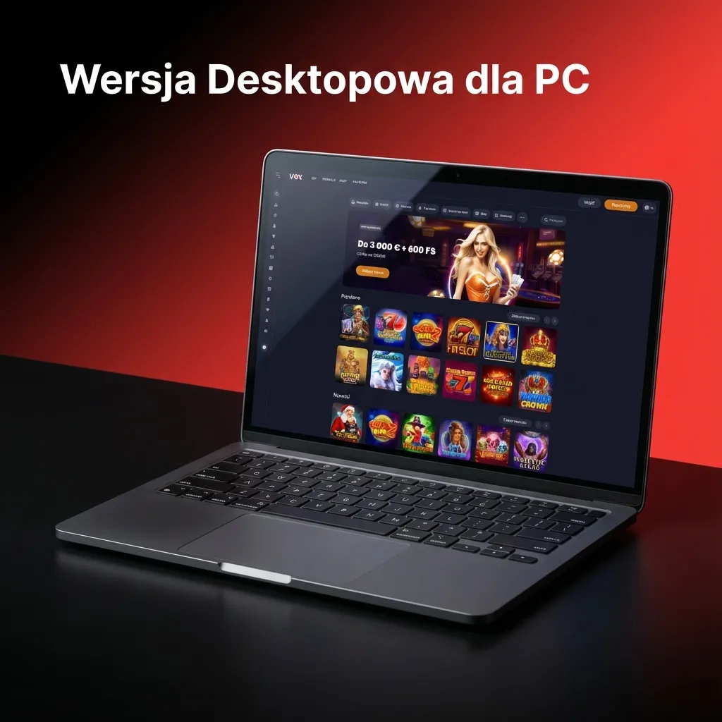 Osoba używająca komputera stacjonarnego do przeglądania strony internetowej kasyna w przeglądarce internetowej